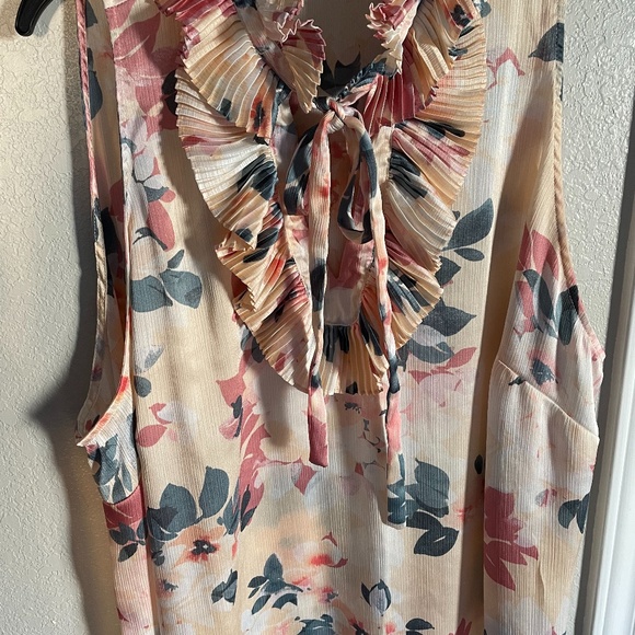 RYE GRASS 2X Sleeveless blouse - Picture 1 of 3
